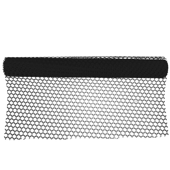 DEEPCRAFF Black Floral Wrapping Gauze Mesh Fabric Polyester for Bouquet Packaging and Decorative Crafts