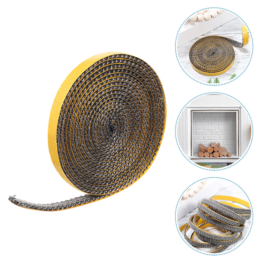 Flatted Rope WEAVILUX Heat Resistant Tape Yellow Fiberglass 1 Roll 78.60X0.39X0.12In ...
