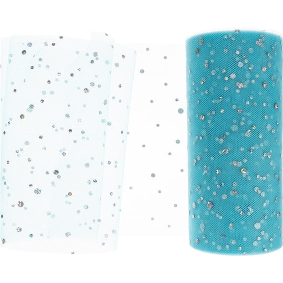 OUNONA Sky Tulle Netting Roll for Crafts, Wedding Decorations, Party Supplies, Wrapping, and Creative Projects