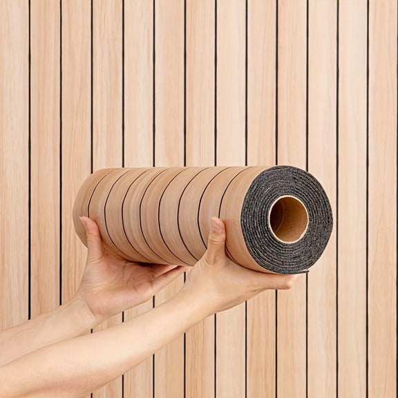 1 roll of decorative 3D wall panels, measuring 15.75x118.11 inches (12.92 square feet), wall decoration panels, Self Adhesive Waterproof Adhesive