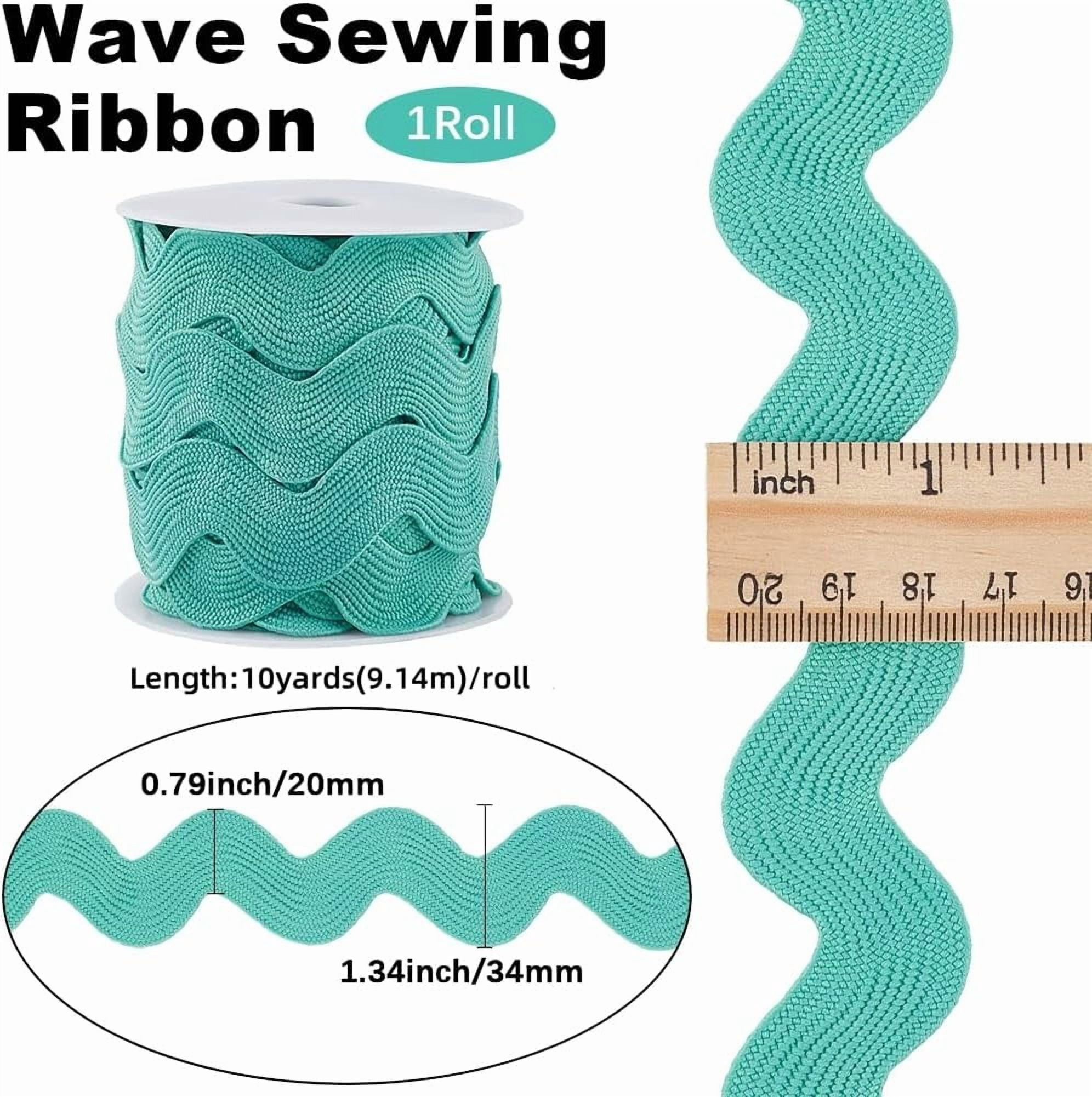 1 set 1.34 Inch RIC Rac Ribbon Jumbo Rick Rack Trim 10 Yards Christmas ...