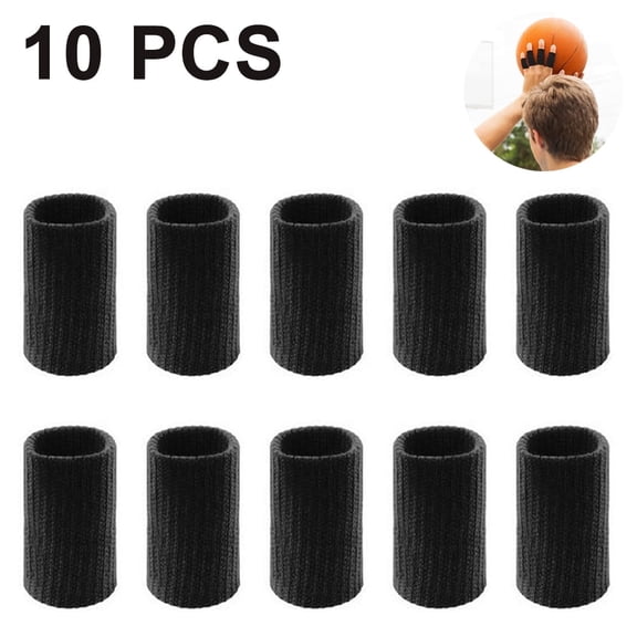 1 set/10 Pieces Finger Sleeves Thumb Braces Support Elastic Compression Protector Braces for Relieving Pain, Arthritis,Trigger Finger, Sports