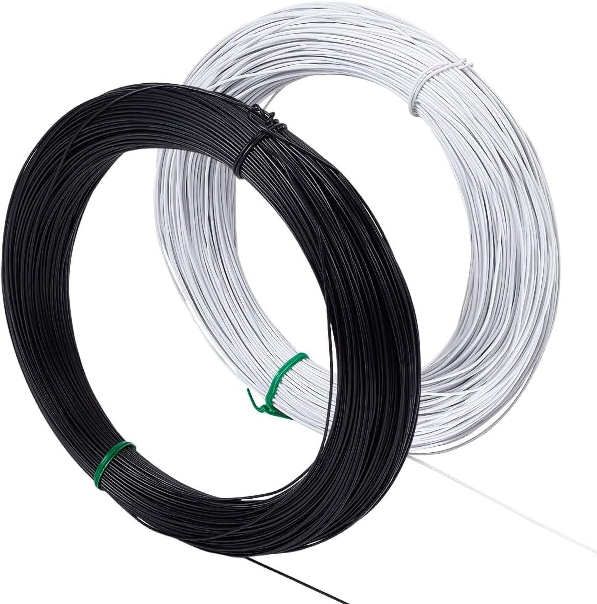 1 set 100M 2 colors PVC Covered Iron Boning Strips Wire for Millinery ...