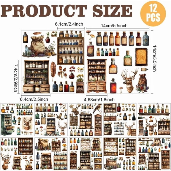 1 set 12 Sheets 12 style PVC Stickers Heat Transfer Film for Window Decoration Human 140x140mm 1 sheet/style