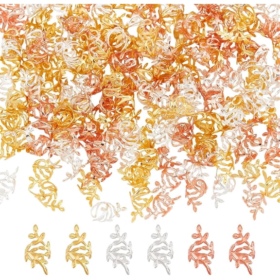 1 set 300pcs 3 colors Loc Dreadlocks Braid Hair Clips Metal Leaf Spinning Spiral Cuffs Dreadlock Braid Rings Hair Accessories Hoops Jewelry for Hairstyles Decoration