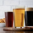 thumbnail image 1 of 1 set of 6 high-quality beer small cups (16 ounces each) for cocktail mixing, beverage cups, suitable for home, bars, etc. - Cocktail cups that can be stored in the refrigerator and dishwasher., 1 of 7