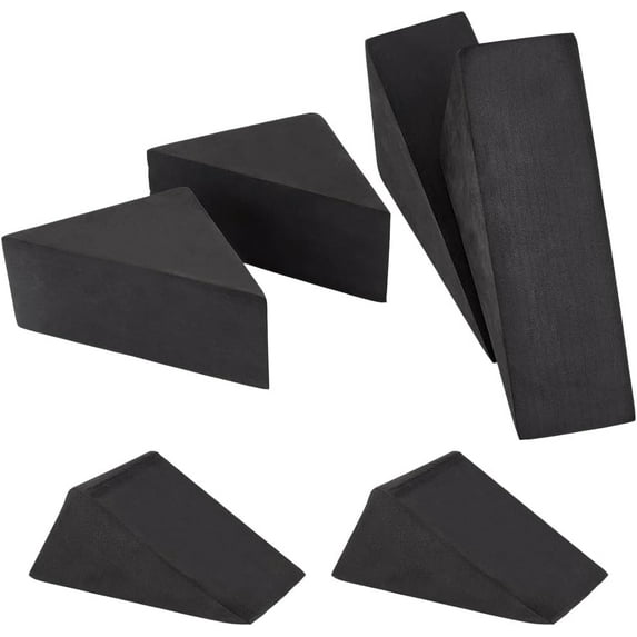 1 set 6pcs 3 styles EVA Foam Sponges Triangle Black 47~85x110~197x60~61mm 2pcs/style