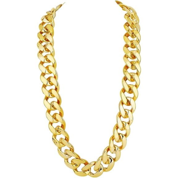 1 set CCB Plastic Curb Chains without Spool/Card Paper Golden 920mm