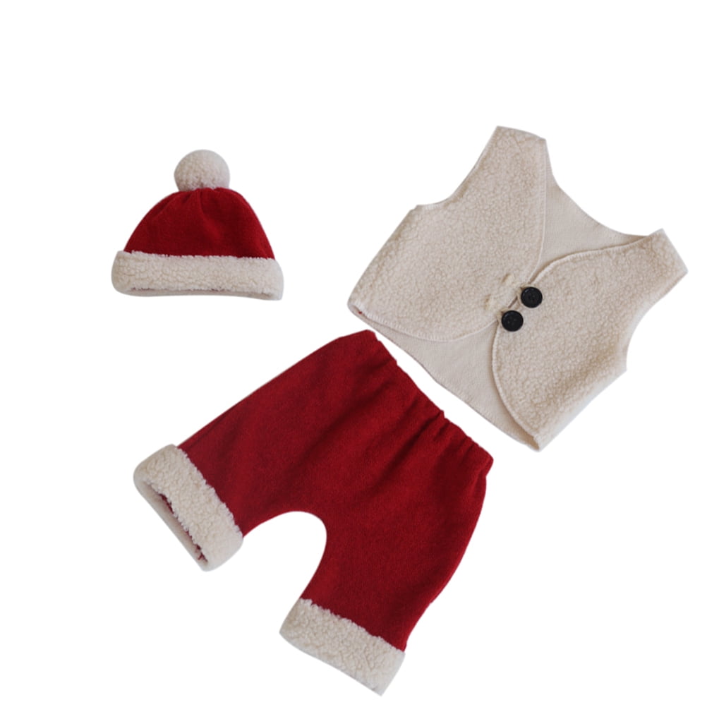 1 set Christmas Hat Xmas Shorts Photography Costume Xmas Photography