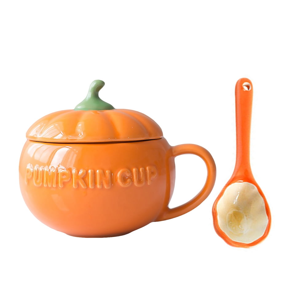Cambridge Morning Pumpkin Insulated Coffee Mug, 16 oz - Orange