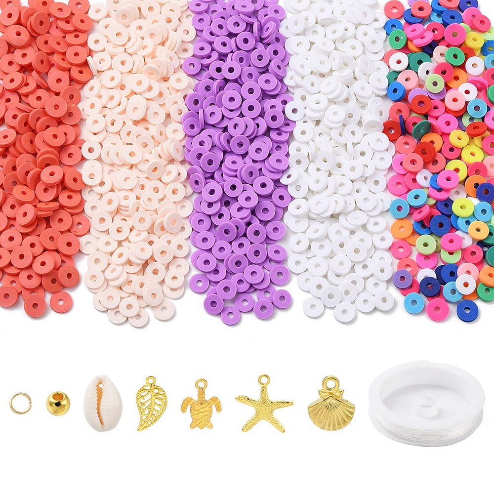 set DIY Preppy Bracetet Anklet Making Kit Including Polymer Clay