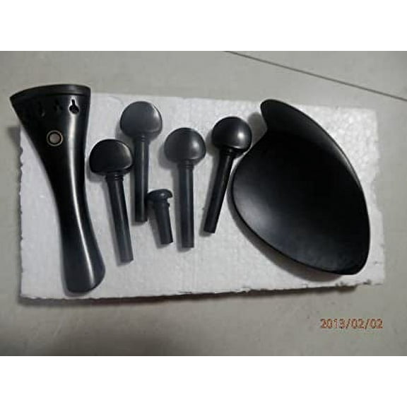 1 set Ebony 4/4 violin fitting, String Parts and Accessories