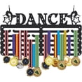 thumbnail image 1 of 1 set Iron Medal Holder Medals Frame Rectangle Dance Display Hanger Rack Medal Holder 400x250mm, 1 of 8