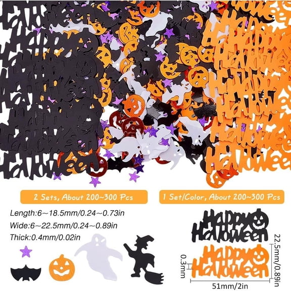 1 set Plastic Confetti for Decoration Party Favors Mixed color