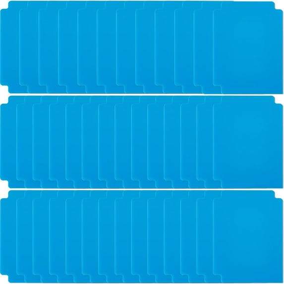 1 set Plastic Playing Board Game Card Separator Trading Card Dividers Royal Blue 94x70x0.5mm 40 sheets/set