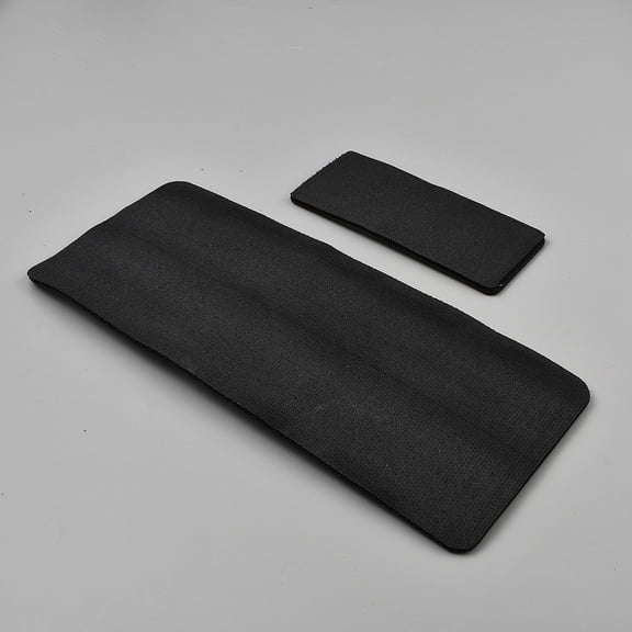 1 set Security Personnel Polyester Embroidered Appliques Ornament Accessories Sewing Craft Decoration Black 52.5~103x130~256x4mm