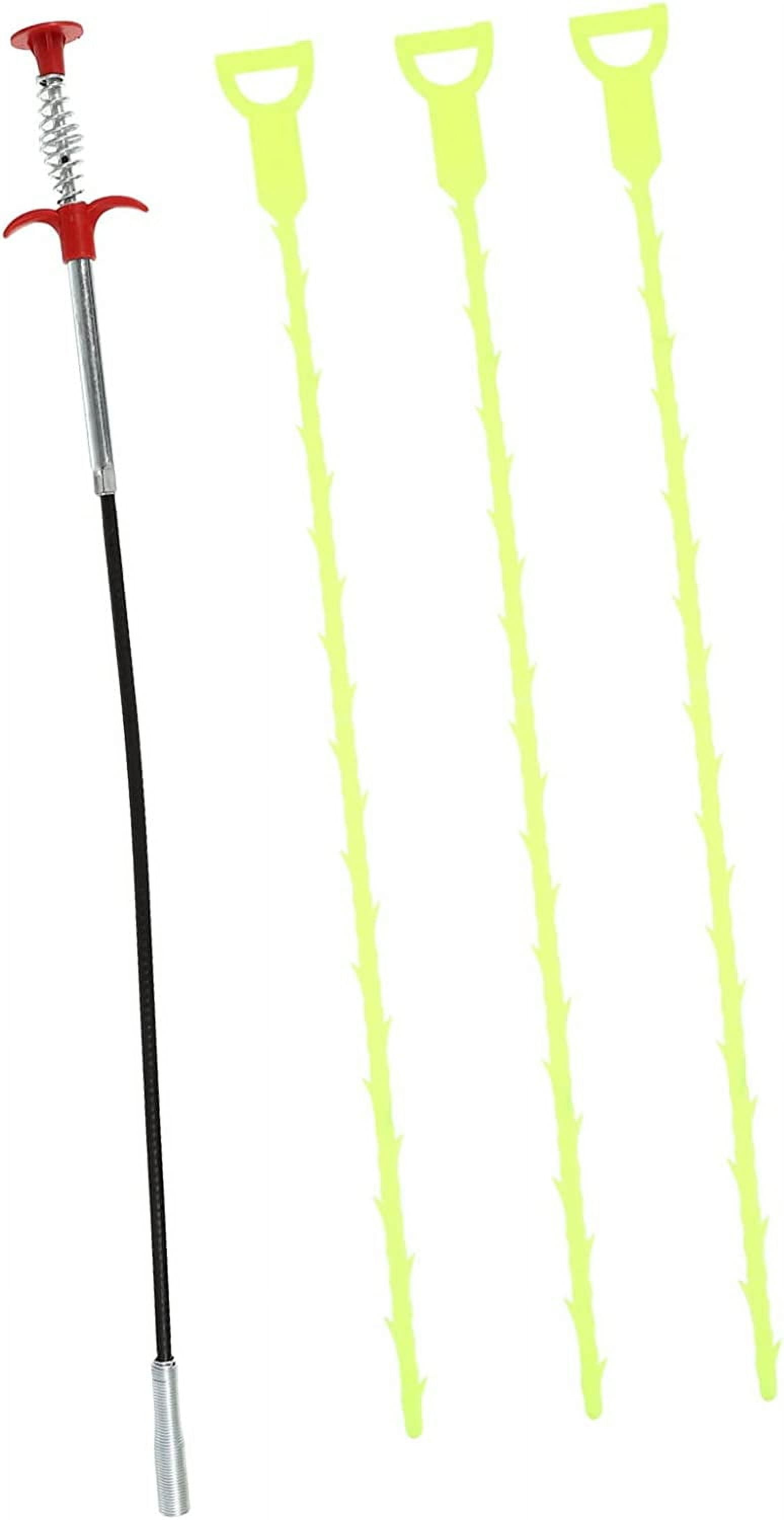 1 set Shower Hair Tools Cleaner Kitchen Remover Tube Tool Plumbing Style Sink Tub Bathtub Toilet Snake Sewer for Pipe Catcher Drains Auger Clogging Bathroom Clogged Long