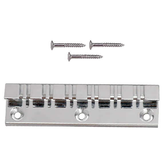 1 set brass 6/12 string fixed guitar bridge for electric guitar replacement part