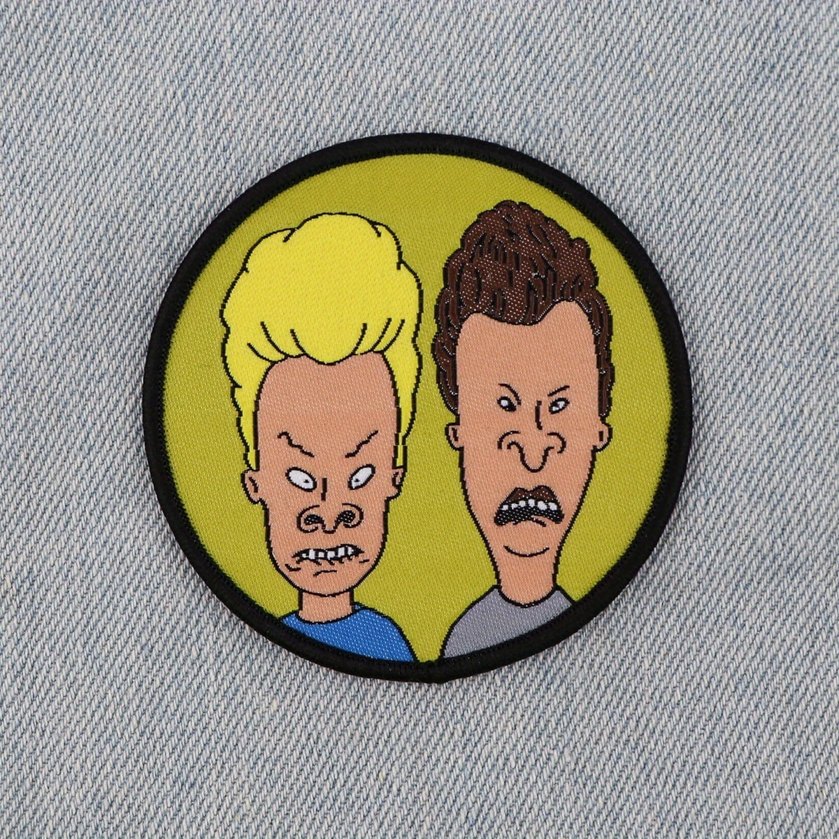 1 set of cartoon character embroidery patches set - suitable for ironing/sewing accessories on clothing, denim jackets, hats, T-shirts - animated humor series badges