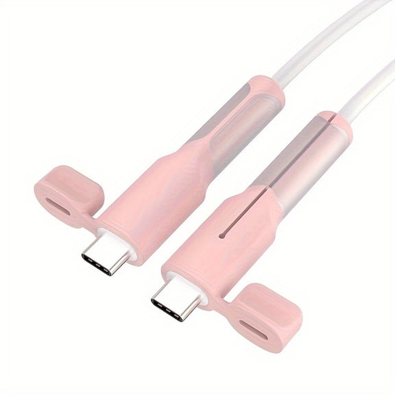 1 set of data cable protective cover anti-breakage charging cable protector winder suitable for Apple Huawei OPPO Xiaomi VIVO iPhone mobile phone charger anti-breakage protective case