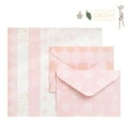 1 set including letter paper and envelope Letter paper 25CM * 17.6CM