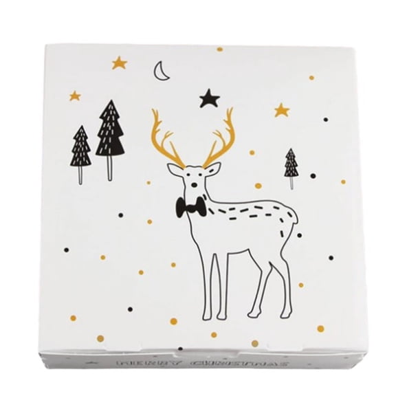 (1 set of 10 pieces) Christmas gift gift box-C