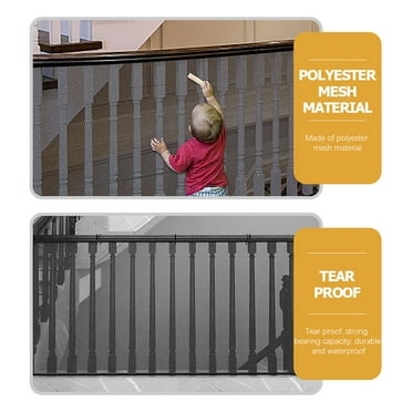 1 set of Child Safety Rail Net Balcony Protective Net Stair Railing Proof Mesh