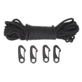 thumbnail image 1 of WEAVILUX 1Set Black Multi Functional Braided Cotton Rope for Flagpole and Bundling, 1 of 6
