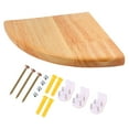 1 set of Floating Corner Shelf Multifunctional Floating Wall Shelf