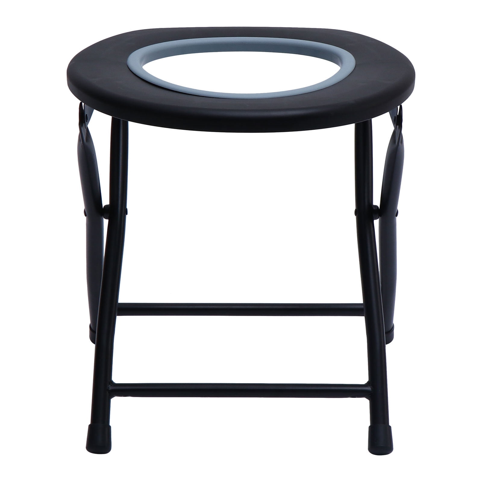 1 set of Foldable Toilet Chair Portable Toilet Stool Bedside Potty Chair