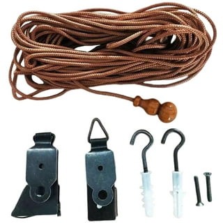 Blind Cord Twister, Safety Blind Cord Hooks, Adhesive Blind Cord Holder,  Window Blinds String Holder(8pcs, White)