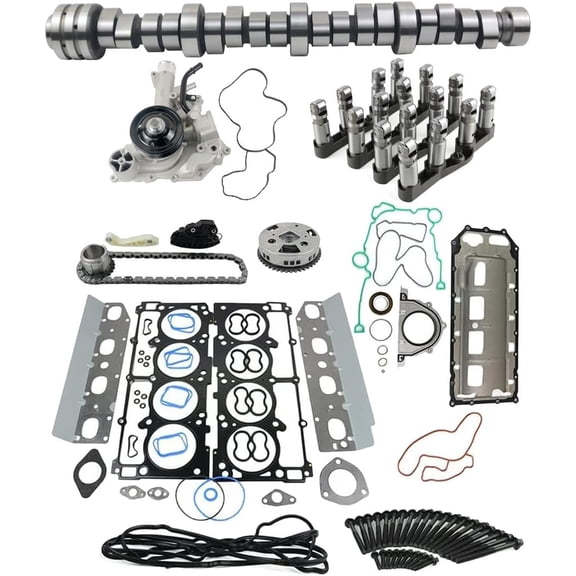 1 set of MDS lift camshaft kit, water pump timing chain kit suitable for 2009-2015 Dodge Ram 1500 HEMI 5.7L V8