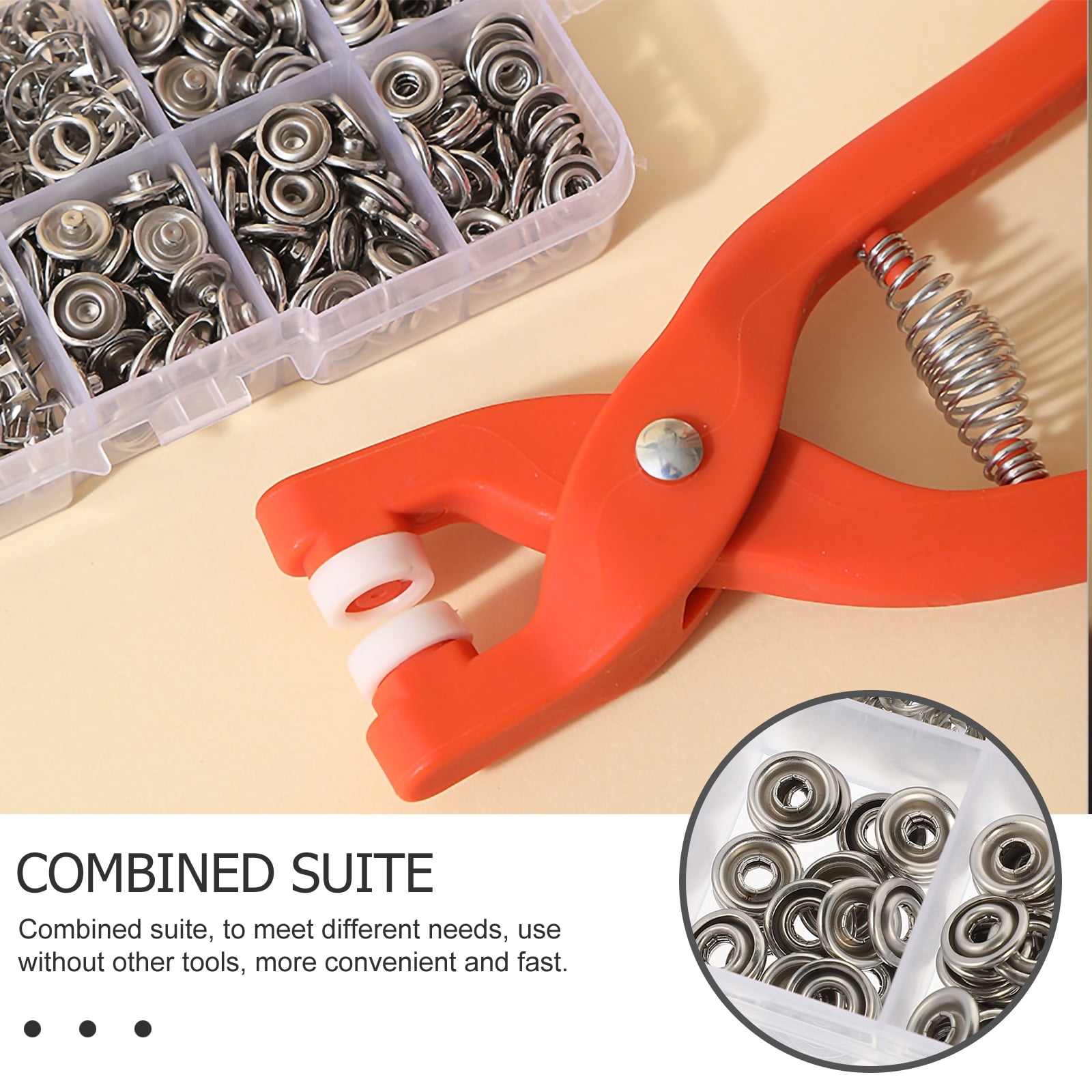 Snap Button Fastener kit, 200 Sets 9.5mm Metal Press Studs with Pliers,  Poppers Press Studs Snap Fasteners No Sewing, for DIY Crafts, Clothing,  Bags, Handmade, 10 Colors : : Home & Kitchen