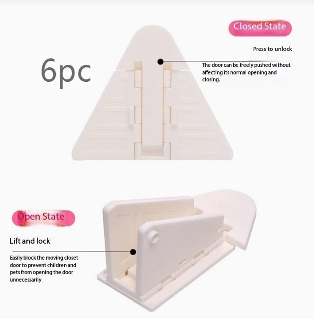 1 set of anti-pinch drawer locks for babies | Child safety cabinet door locks | Essential safety products for families