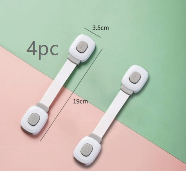 1 set of child safety lock protective lock set | Baby anti-pinch multi-functional drawer lock | Essential refrigerator cabinet lock for the family