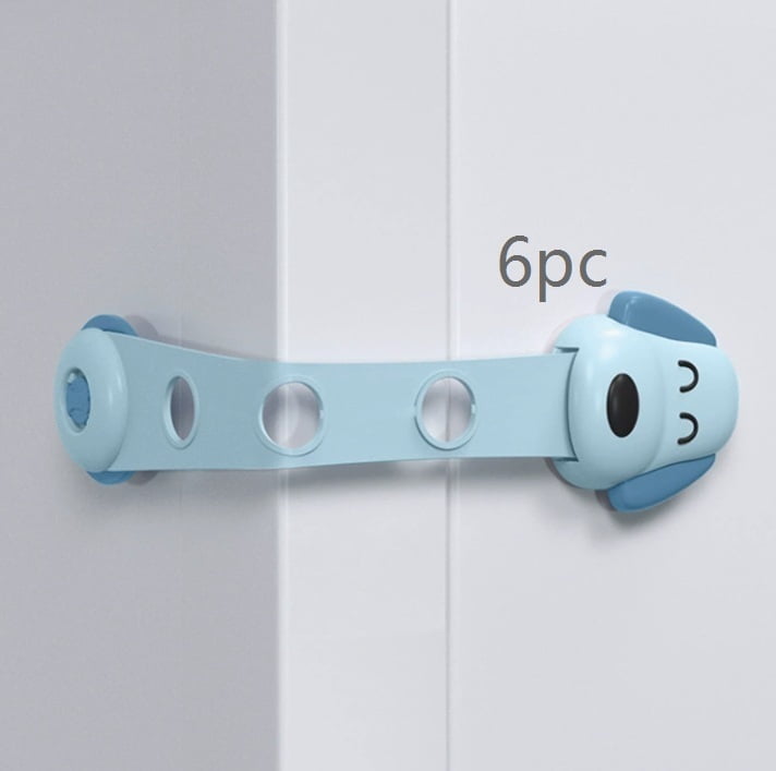 1 set of child safety locks, baby protection, multi-functional baby anti-pinch drawer lock cabinet door lock set
