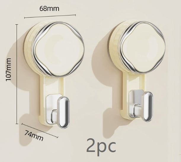 1 set of multifunctional adsorption hooks, knobs, suction cup hooks, household bathroom and kitchen traceless strong sticky hooks