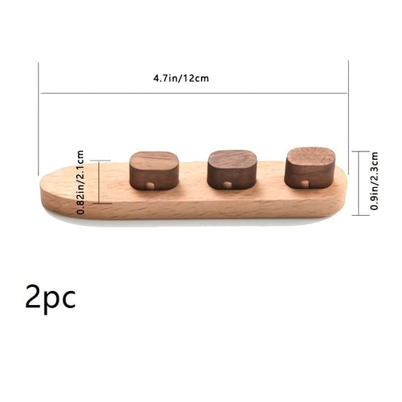 1 set of wooden cable organizers | Charging cable management | Desktop tidy | Data cable holder | No punching design