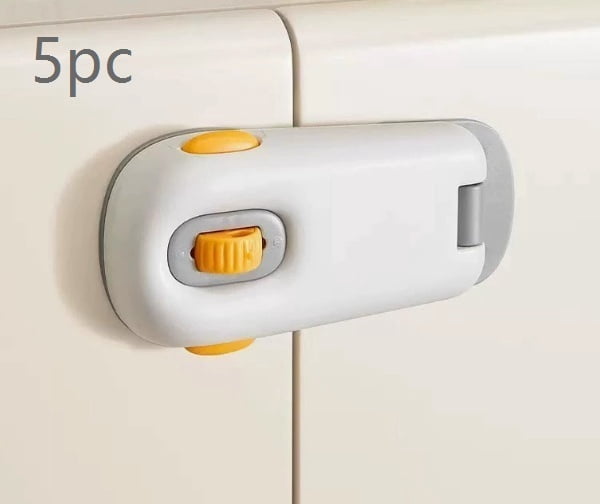 1 set of protective drawer buckles, baby anti-hand pinch cabinet door locks, refrigerator baby anti-opening multifunctional child locks, child safety locks