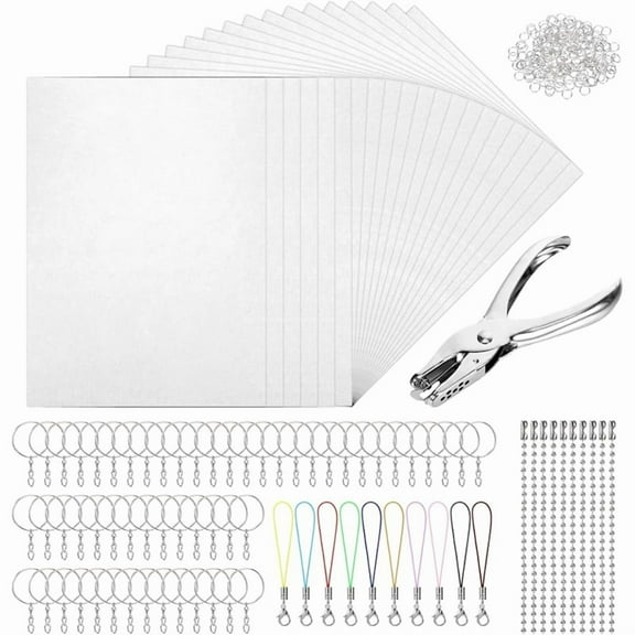 1 set * shrinky dink sheets-As Shown