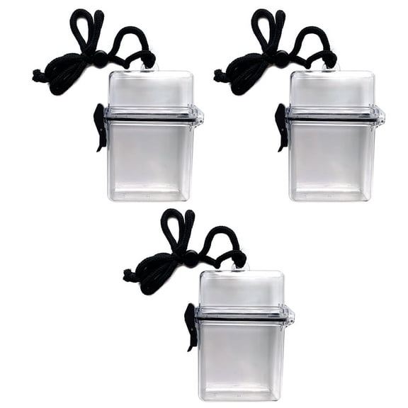 1 set * waterproof mobile phone case (pack of 3)-Transparent