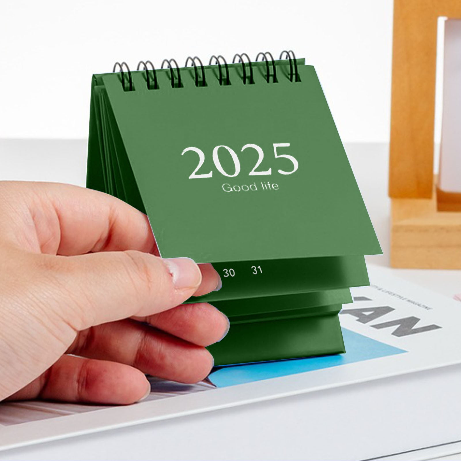 1 Small Calendar Mini Desktop Calendar 2025 Calendar 2025 Planner 2025