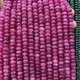 thumbnail image 1 of 1 strand 5x8mm natural stone rondelle beads – wheel spacer gemstone strand for DIY jewelry making, bracelets & necklaces, 1 of 2
