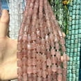 thumbnail image 1 of 1 strand 8x12mm natural stone faceted column beads – irregular barrel gemstone strand for DIY jewelry making, bracelet & necklace supplies, 1 of 4