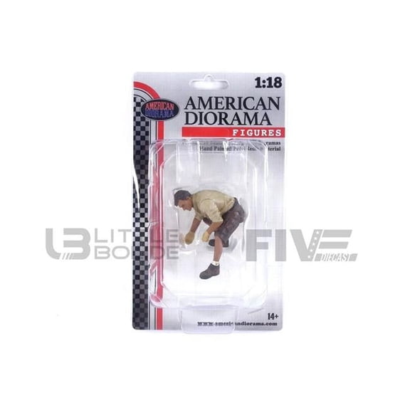 1 to 18 Scale 4 x 4 Mechanic Figure 2 with Board Accessory for Model Cars