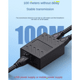 1 to 2 Network Cable Network RJ45 Splitter 100M Coupler