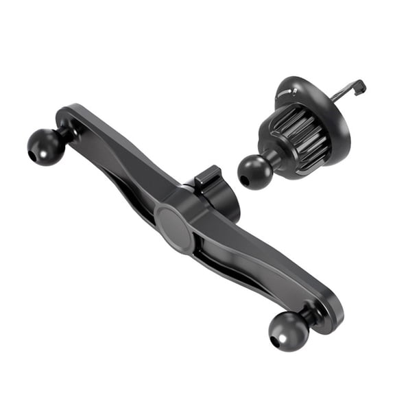 1 to 2 Head Joint Extension Connector Base Car Air Vent Mount Phone Holder Base