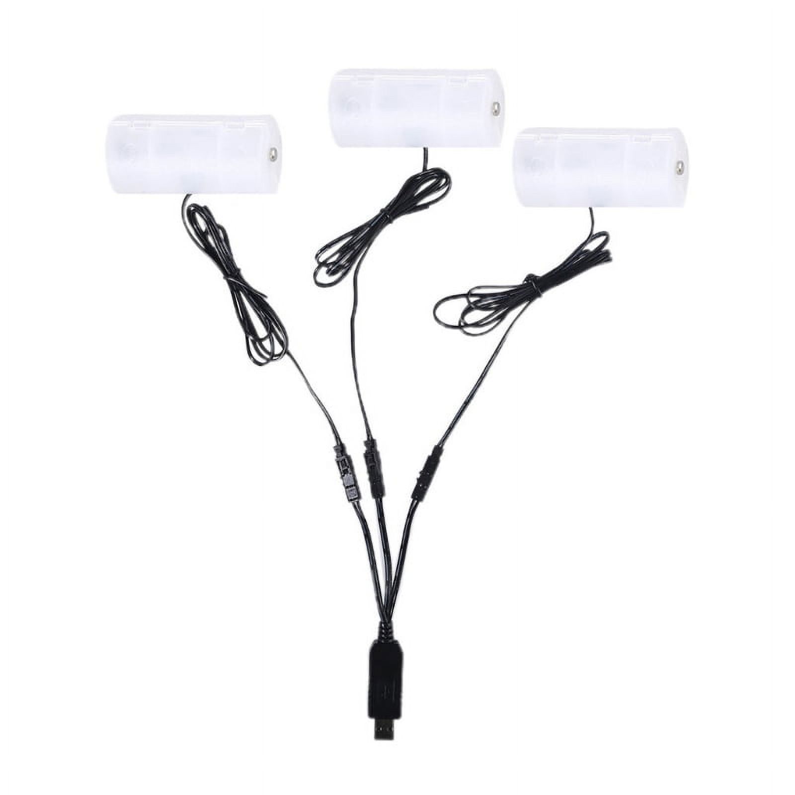 1 to 3 D Battery to USB Electric Converter Replace 14pcs D Cell