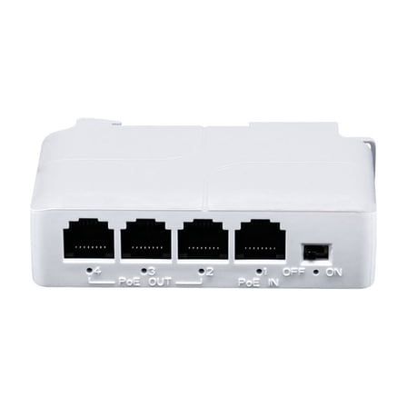 1 to 3 Port PoE Extender 10/100M Poe Repeater IEEE802.3Af for IP Transmission Extender for POE Switch NVR IP Camera