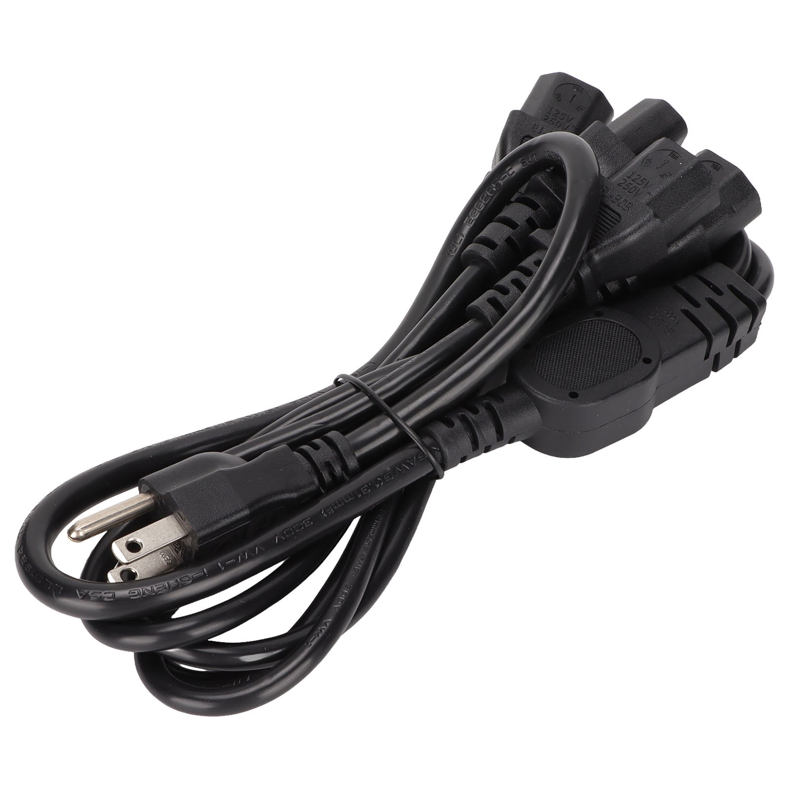 1 to 4 Outlet Power Cord 5?15P to 4xIEC320 Replacement Power Cord for